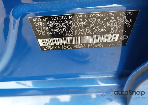 2021 Lexus Is 350 F Sport from USA, damaged, VIN JTHGZ1E27M5018507